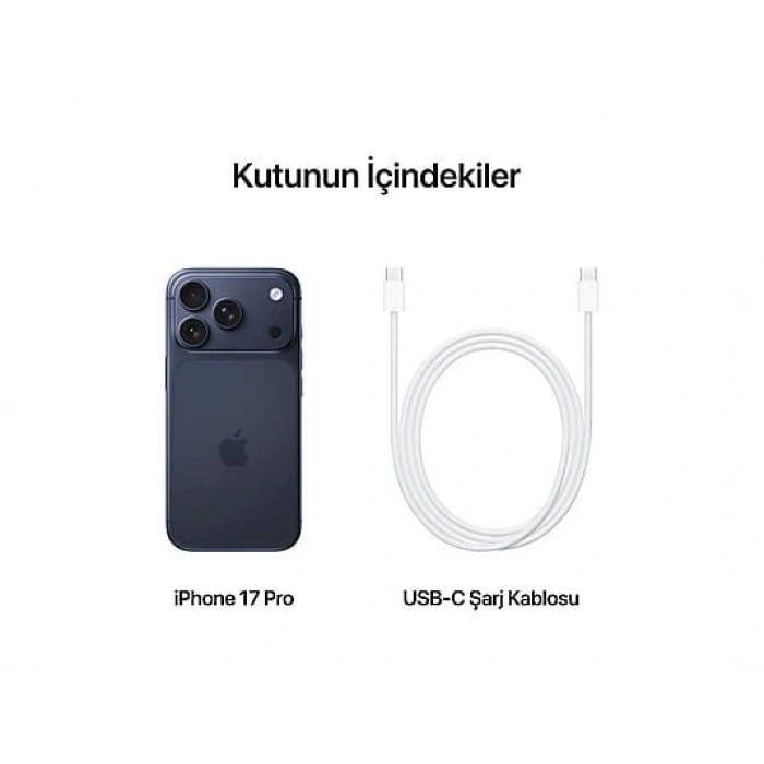 APPLE iPhone 17 Pro 1TB Akıllı Telefon Derin Mavi MG8R4TU/A