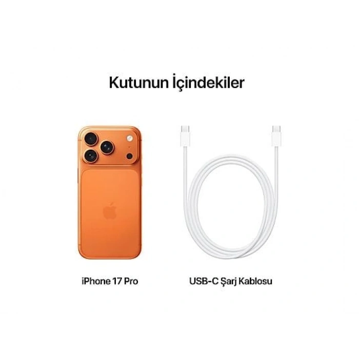 APPLE iPhone 17 Pro 1TB Akıllı Telefon Kozmik Turuncu MG8Q4TU/A