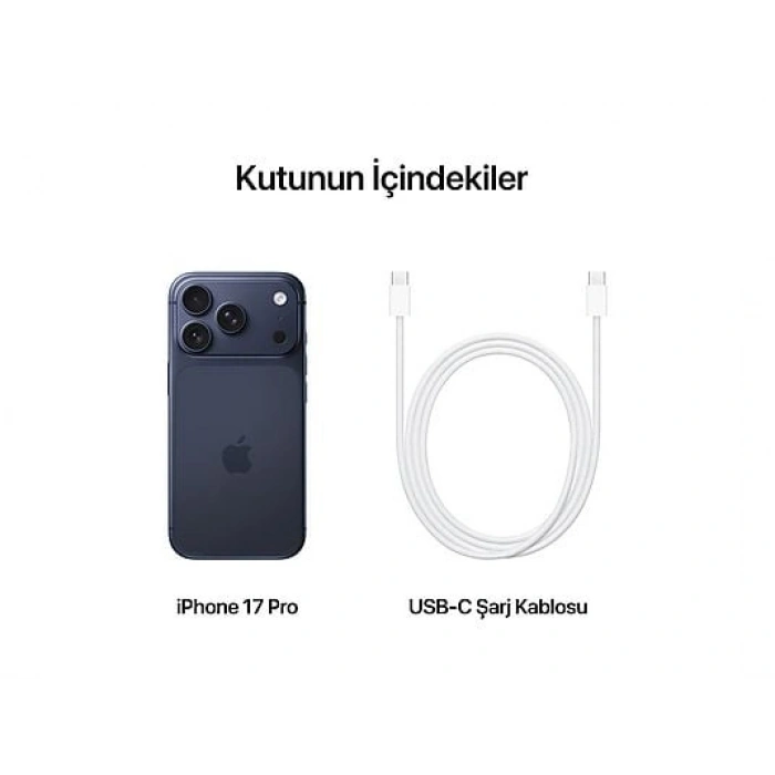 APPLE iPhone 17 Pro 256GB Akıllı Telefon Derin Mavi MG8J4TU/A