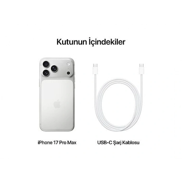 APPLE iPhone 17 Pro Max 1 TB Akıllı Telefon Gümüş