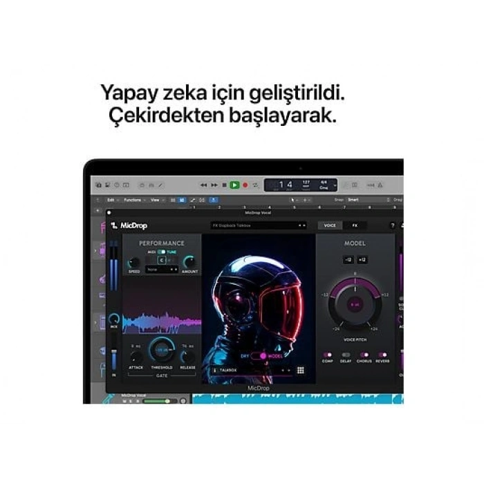 APPLE Macbook Pro/ Apple M5 işlemci/ (10 ÇekirdekCPU-10 çekirdek GPU)/ 16GB Ram/ 512GB SSD/ 14.2/ Space Black MDE04TU/A