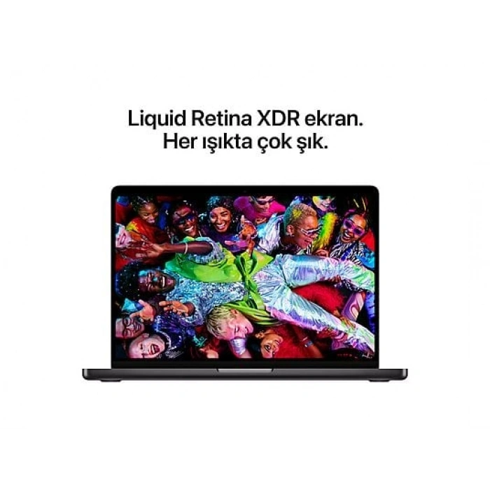APPLE Macbook Pro/ Apple M5 işlemci/ (10 ÇekirdekCPU-10 çekirdek GPU)/ 24GB Ram/ 1TB SSD/ 14.2/ Space Black MDE34TU/A