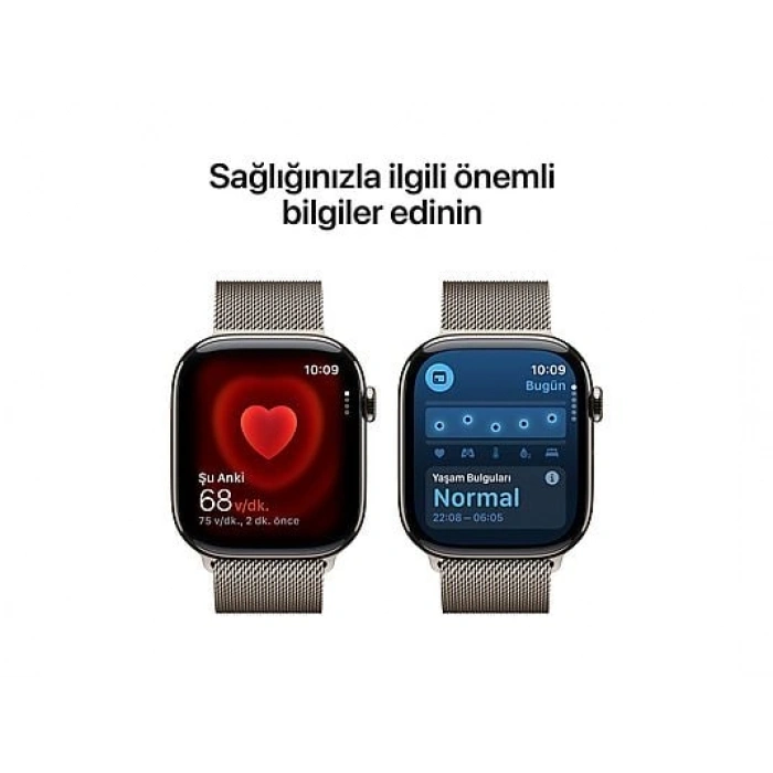 APPLE MF8P4TU/A  Watch Series 11 GPS + Cellular 42mm Natural Titanium Case with Natural Milanese Loop