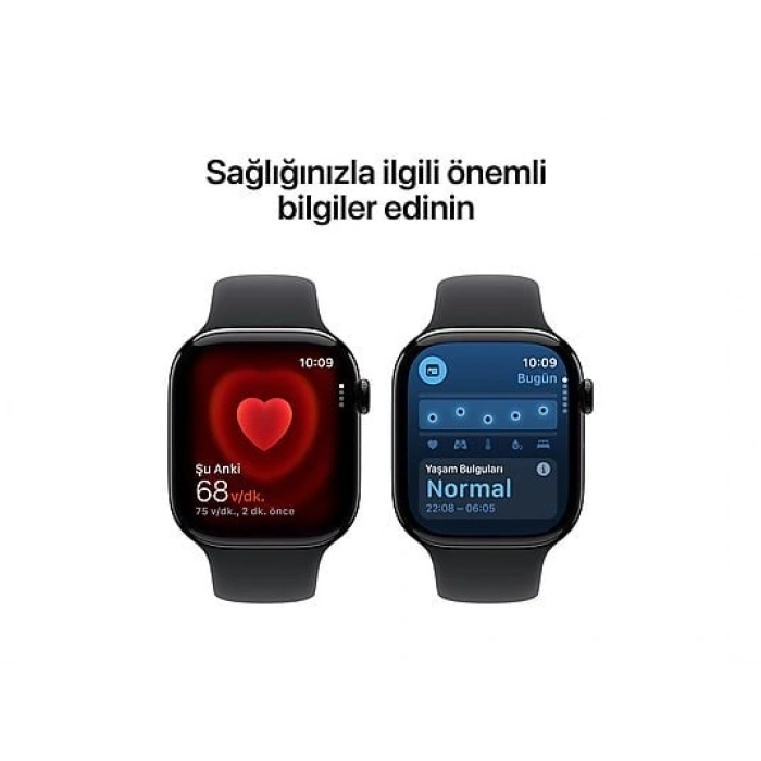 APPLE MFC24TU/A  Watch Series 11 GPS + Cellular 46mm Jet Black Aluminium Case with Black Sport Band - S/M