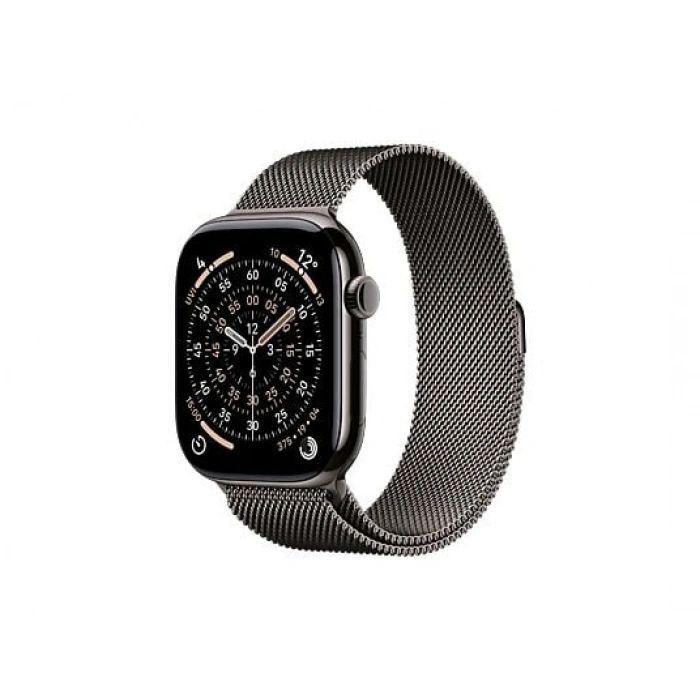 APPLE MFD34TU/A  Watch Series 11 GPS + Cellular 46mm Slate Titanium Case with Slate Milanese Loop - S/M