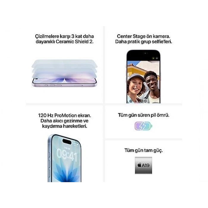 APPLE MG6J4TU/A iPhone 17 256GB Akıllı Telefon Siyah