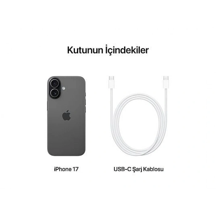 APPLE MG6P4TU/A iPhone 17 512GB Akıllı Telefon Siyah