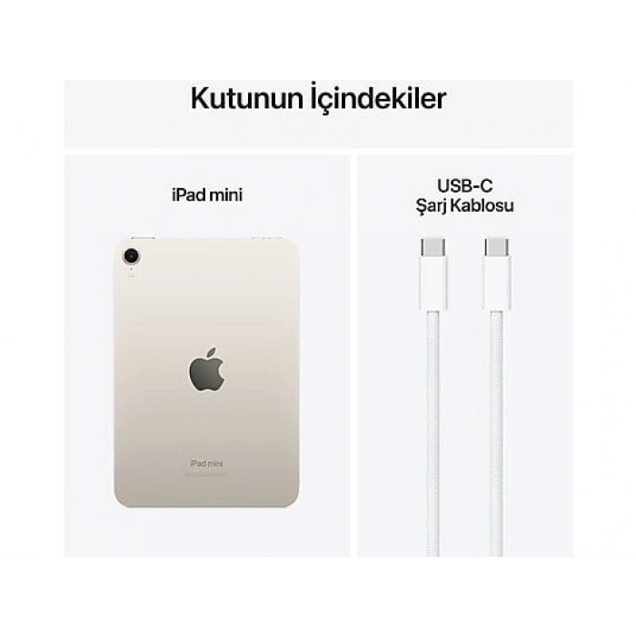 APPLE MXN83TU/A iPad Mini 7 128 GB Wifi Tablet Starlight
