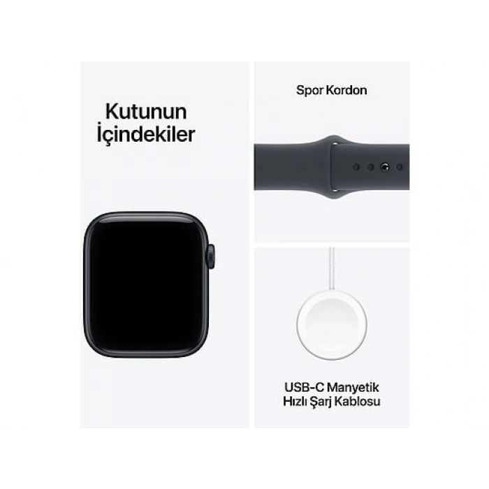APPLE Watch SE 3 GPS 40mm Midnight Aluminium Case with Midnight Sport Band - M/L   MEHC4TU/A