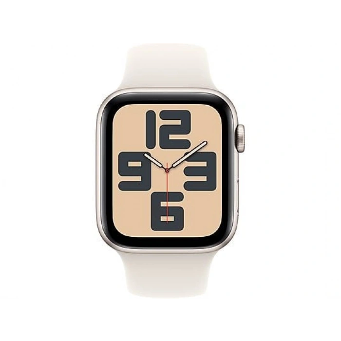 APPLE Watch SE GPS 44mm Starlight Aluminium Case with Starlight Sport Band - S/M