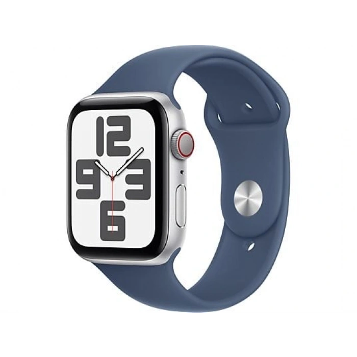 APPLE Watch SE GPS + Cellular 2024  40mm Silver Aluminium Case with Denim Sport Band - S/M