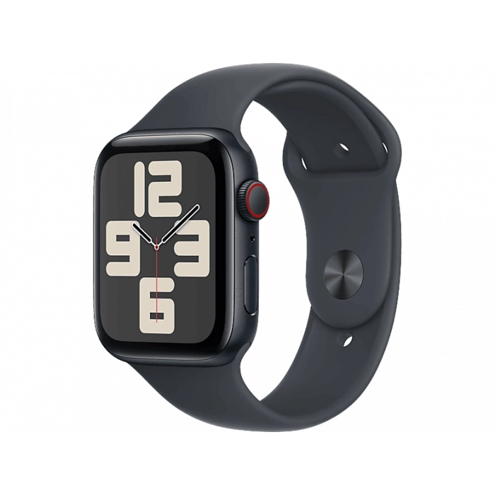 APPLE Watch SE GPS + Cellular 40mm Midnight Aluminium Case with Midnight Sport Band - M/L