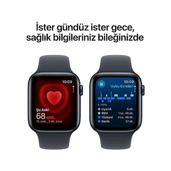 APPLE Watch SE GPS + Cellular 40mm Midnight Aluminium Case with Midnight Sport Band - M/L