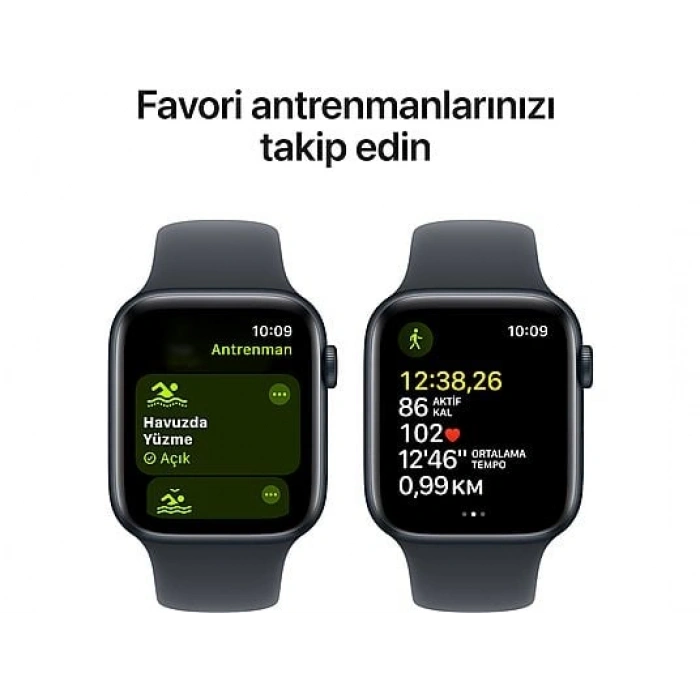 APPLE Watch SE GPS + Cellular 40mm Midnight Aluminium Case with Midnight Sport Band - M/L