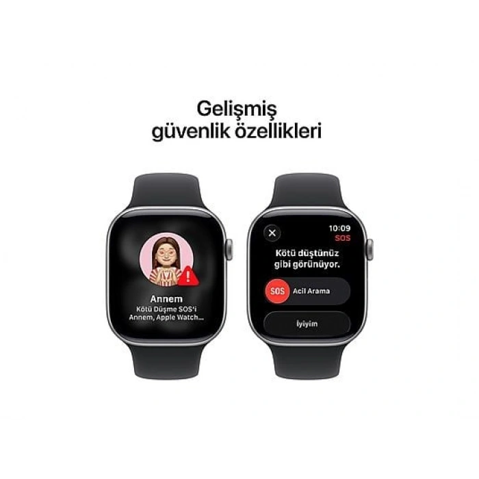 APPLE Watch Series 11 GPS 46mm Space Grey Aluminium Case with Black Sport Band - M/L MEV44TU/A