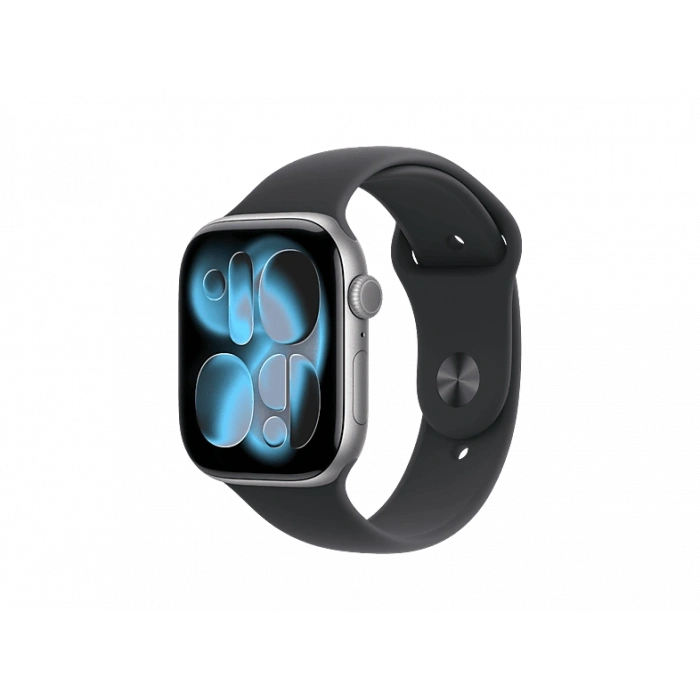 APPLE Watch Series 11 GPS 46mm Space Grey Aluminium Case with Black Sport Band - S/M   MEV04TU/A