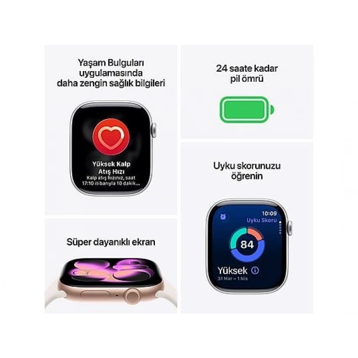 APPLE Watch Series 11 GPS 46mm Space Grey Aluminium Case with Black Sport Band - S/M   MEV04TU/A