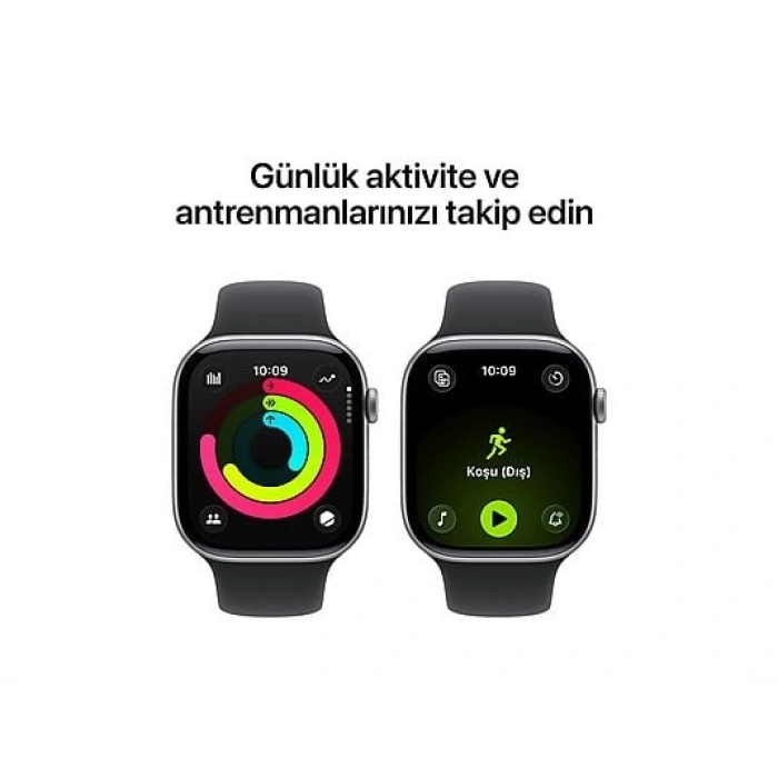 APPLE Watch Series 11 GPS 46mm Space Grey Aluminium Case with Black Sport Band - S/M   MEV04TU/A