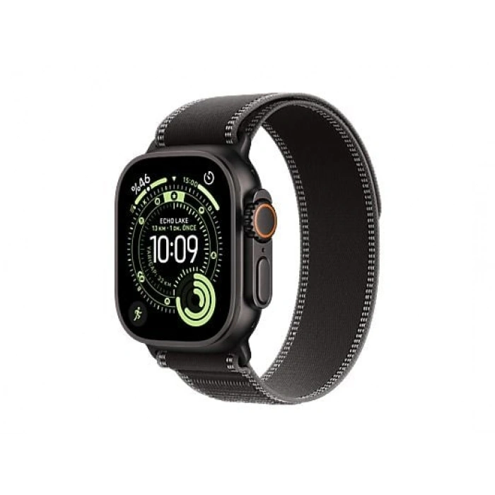 APPLE Watch Ultra 3 GPS + Cellular 49mm Black Titanium Case with Black/Charcoal Trail Loop - S/M   MF1D4TU/A
