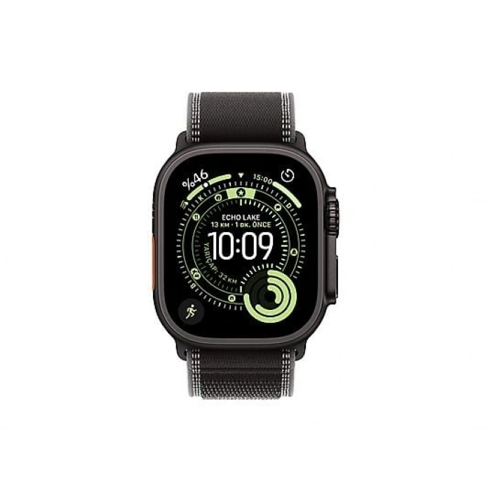 APPLE Watch Ultra 3 GPS + Cellular 49mm Black Titanium Case with Black/Charcoal Trail Loop - S/M   MF1D4TU/A