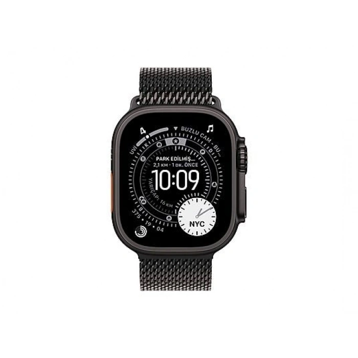 APPLE Watch Ultra 3 GPS + Cellular 49mm Black Titanium Case with Black Titanium Milanese Loop - Medium    MF1Q4TU/A