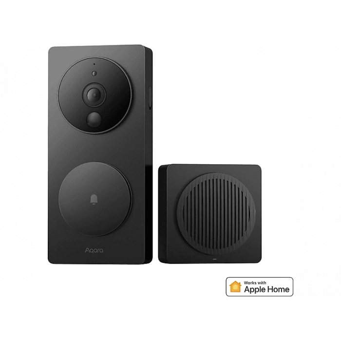 AQARA G4 SVD-C03 Apple Home Destekli Akıllı Görüntülü Kapı Zili Siyah