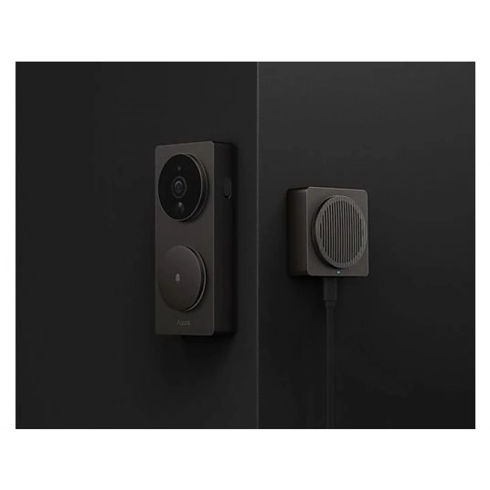 AQARA G4 SVD-C03 Apple Home Destekli Akıllı Görüntülü Kapı Zili Siyah