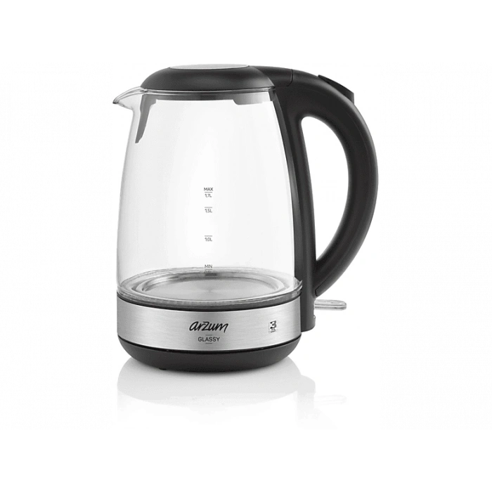 ARZUM AR3071 Glassy Su Isıtıcı Şeffaf
