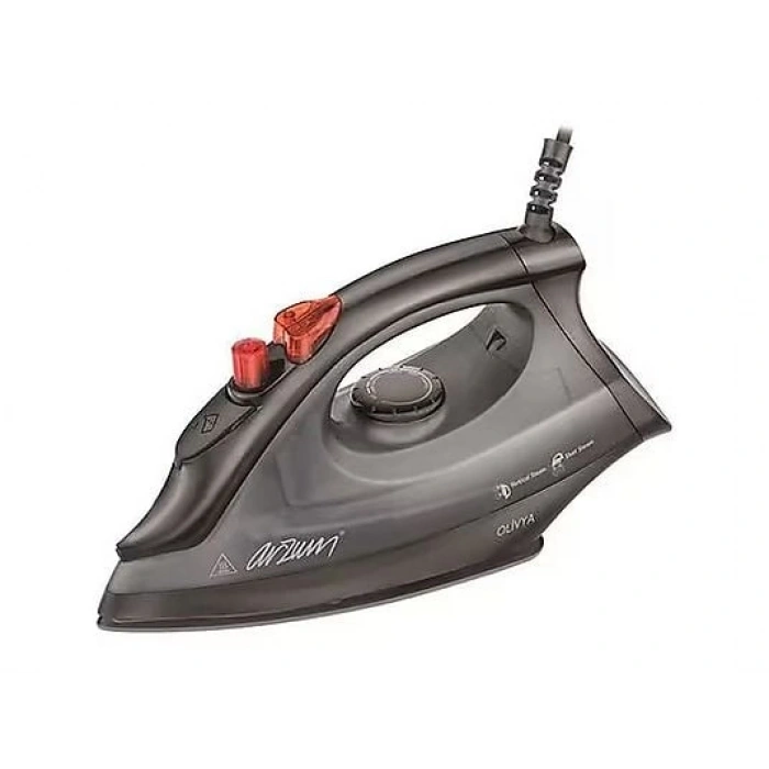 ARZUM Olivya AR684 2400 W Seramik Tabanlı Buharlı Ütü Siyah