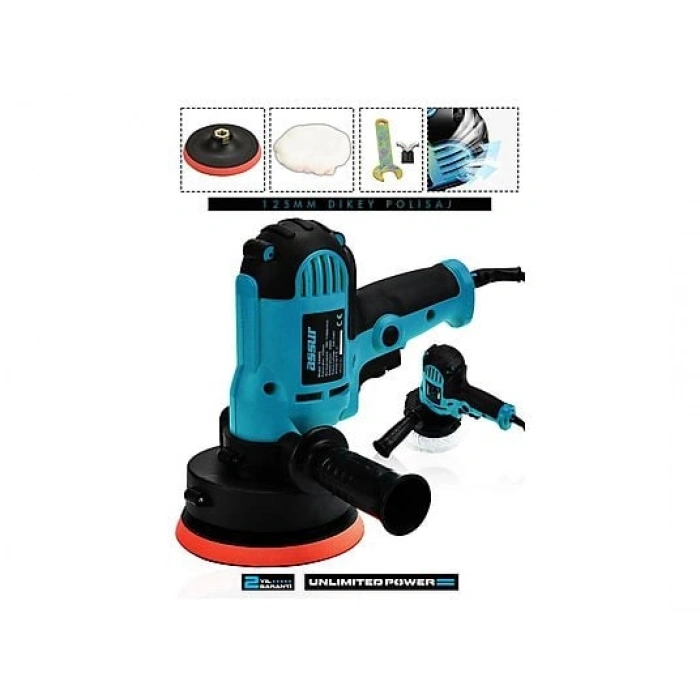 ASSUR 450 W Elektrikli 125 mm Dikey Zımpara Polisaj Makinesi