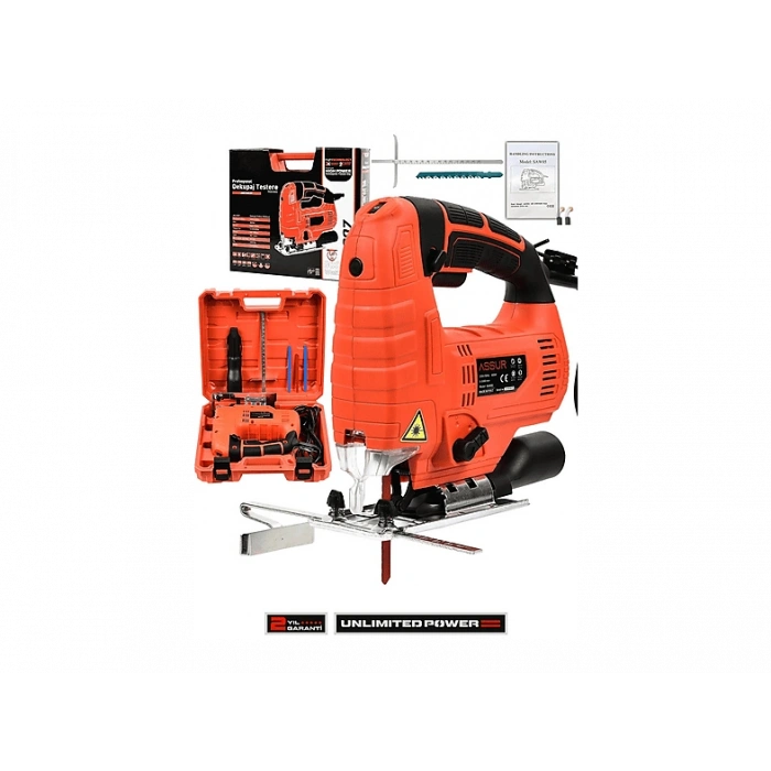 ASSUR 800 W Devir Ayarlı Dekupaj Testere
