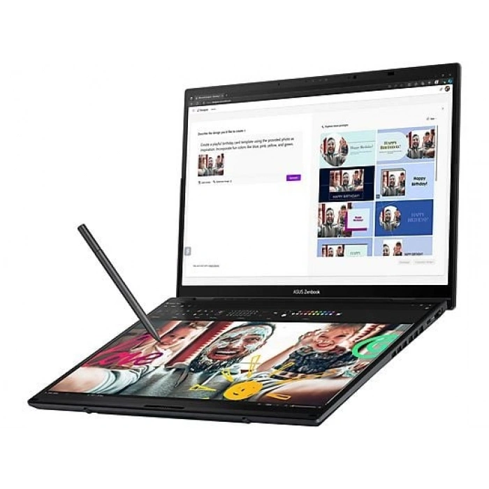 ASUS UX8406CA-PZ207W Zenbook Duo Oled/Core Ultra 9 285H İşlemci/32 GB RAM/2 TB  SSD/14/W11 Laptop