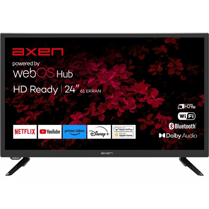 AXEN AX24LEDI262C-S 24 inç 60 Ekran Uydu Alıcılı Smart webOS TV