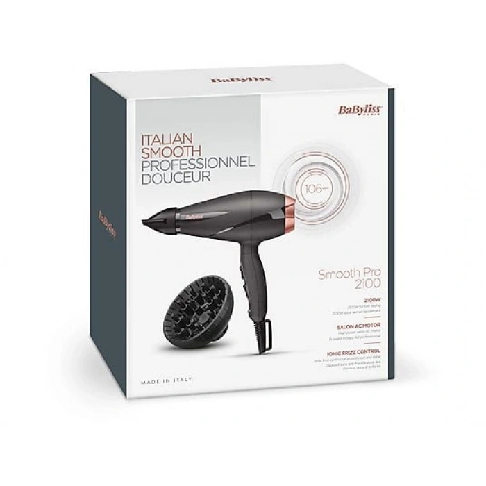 BABYLISS 6709DE BSMOOTH PRO 2100 Saç Kurutma Makinesi