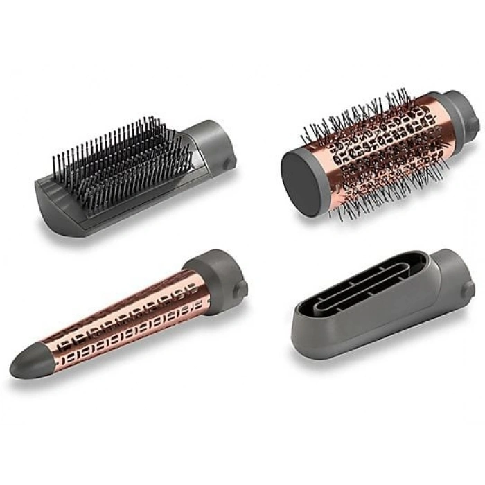 BABYLISS AS136E Air Styler 1000 Hava Üflemeli 4 Aksesuarlı Saç Şekillendirici Seti Gri