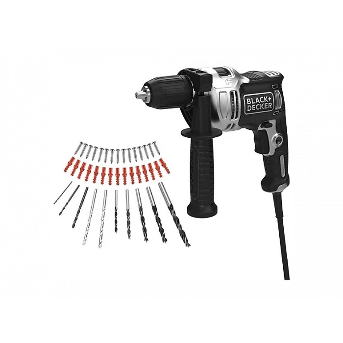BLACK & DECKER BEH71A40SK-QS Silver 710W Darbeli Matkap