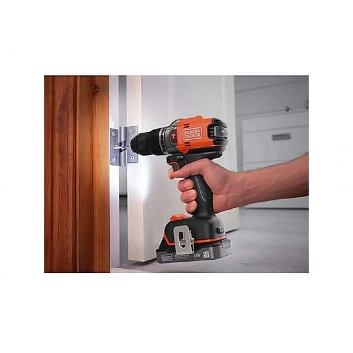 BLACK & DECKER BLD683D1XK-QW 18v Powerconnect Akülü Darbeli Matkap