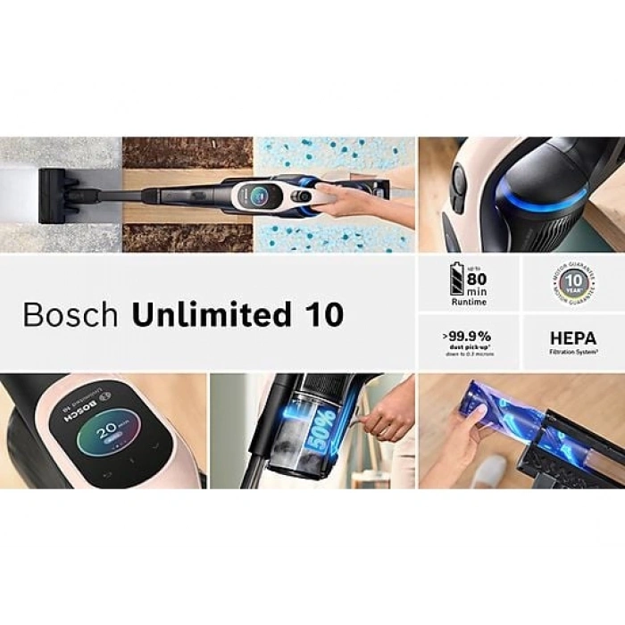 BOSCH BBS1041RBA Unlimited 10 Şarjlı Süpürge