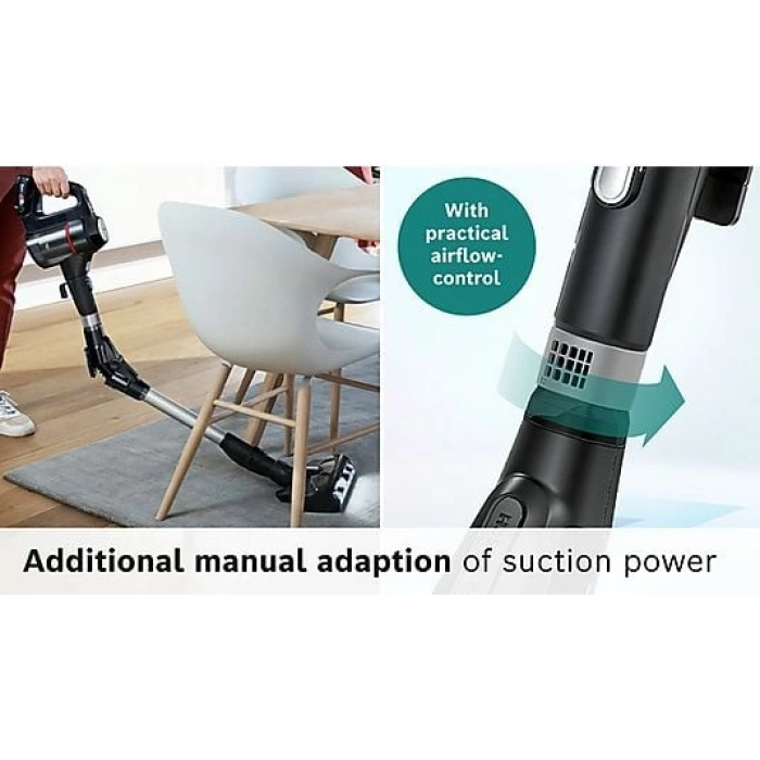 BOSCH BCS711XTR Unlimited 7 Şarjlı Süpürge Siyah