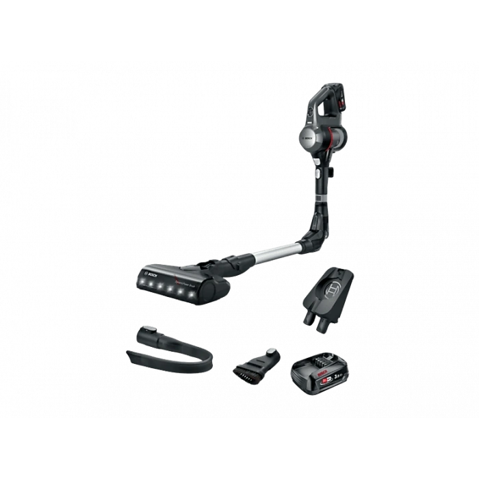 BOSCH BCS712ATR Unlimited 7 Şarjlı Süpürge Gri (Çift Bataryalı)