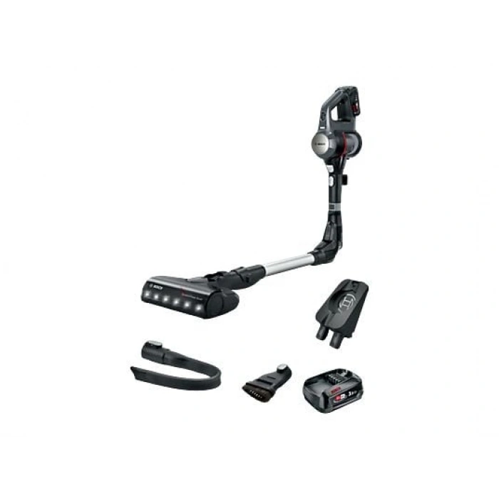 BOSCH BCS712ATR Unlimited 7 Şarjlı Süpürge Gri (Çift Bataryalı)