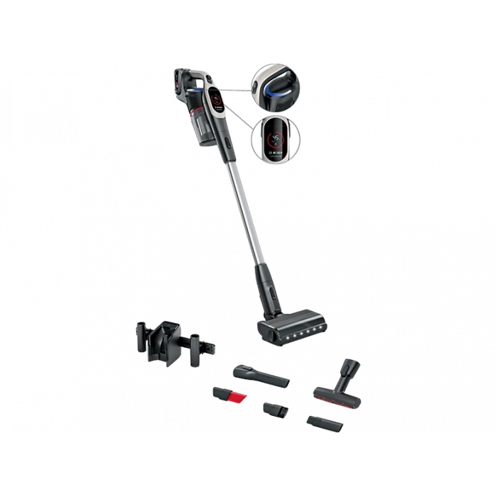 BOSCH BCS931GAC Şarjlı Dikey Süpürge Unlimited 9 Grafit
