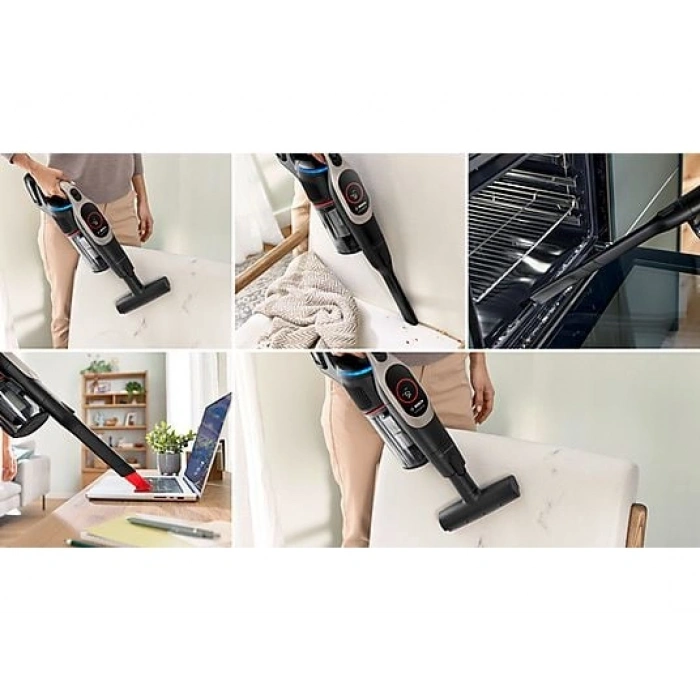 BOSCH BCS931GAC Şarjlı Dikey Süpürge Unlimited 9 Grafit