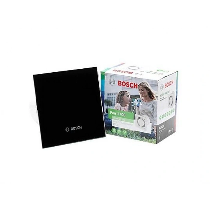 BOSCH F1700 DP100 95M3H Parlak Siyah Sessiz Banyo Aspiratörü