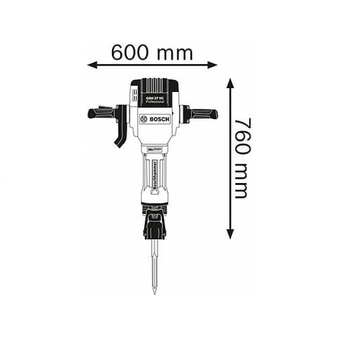 BOSCH GSH 27 VC 2000 W Elektro Pnömatik Kırıcı