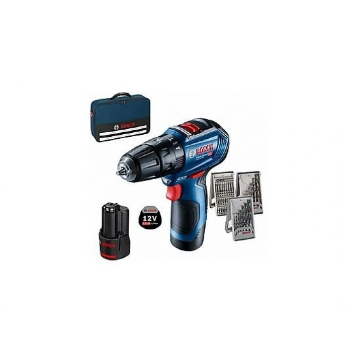 BOSCH GSR 12V-30 39 Parça Set Hediyeli Profesyonel Akülü Vidalama