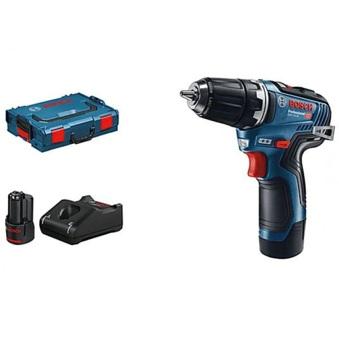 BOSCH GSR 12V-35 3Ah Çift Akülü Vidalama