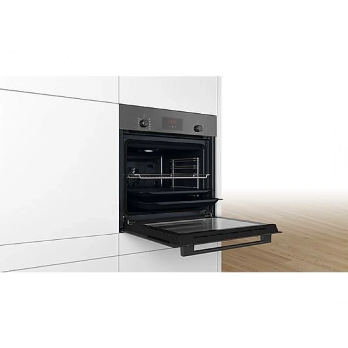 BOSCH HBF512BH1T 66 L Ankastre Fırın Gümüş