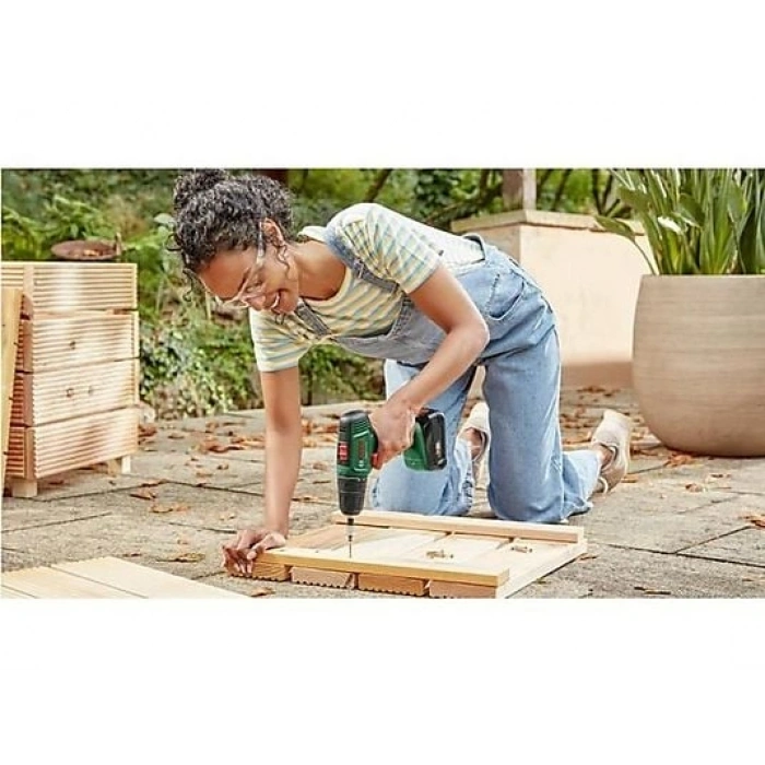 BOSCH HOME AND GARDEN EasyDrill 18V-40 (Tek Akü, 2,0 Ah) - 06039D8004 Vidalama Makinesi