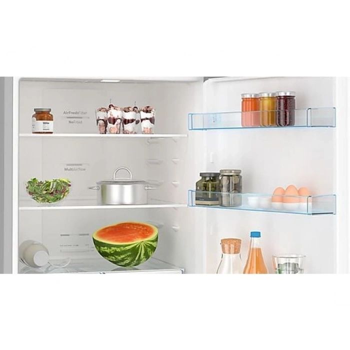 BOSCH KGN55VIE0N E Enerji Sınıfı 483 L Nofrost Alttan Donduruculu Buzdolabı Inox